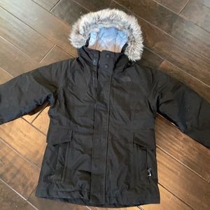 Girls down hood jacket